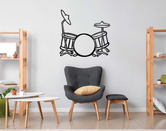 Drum Metal Wall Art , Drummer Metal Wall Art, Drum Metal Decor, Bar Modern Wall Decor, Drum, Living Room Wall Art Metal, Wall hanging, Gift