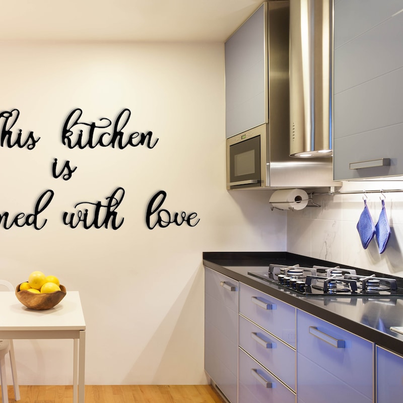 Metal Wall Art Kitchen - Etsy