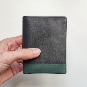 Carteiras de couro personalizadas para homens, carteira dobrável com design personalizado, carteira de couro colorida, carteira com cartão RFID, carteira de couro para homens.