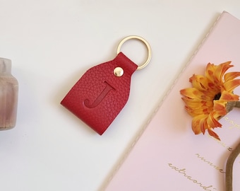 Personalisierte Schlüsselanhänger für Frauen, Monogramm Leder Schlüsselanhänger, Benutzerdefinierte Schlüsselanhänger als Geschenk für sie, Geschenk für Frauen.