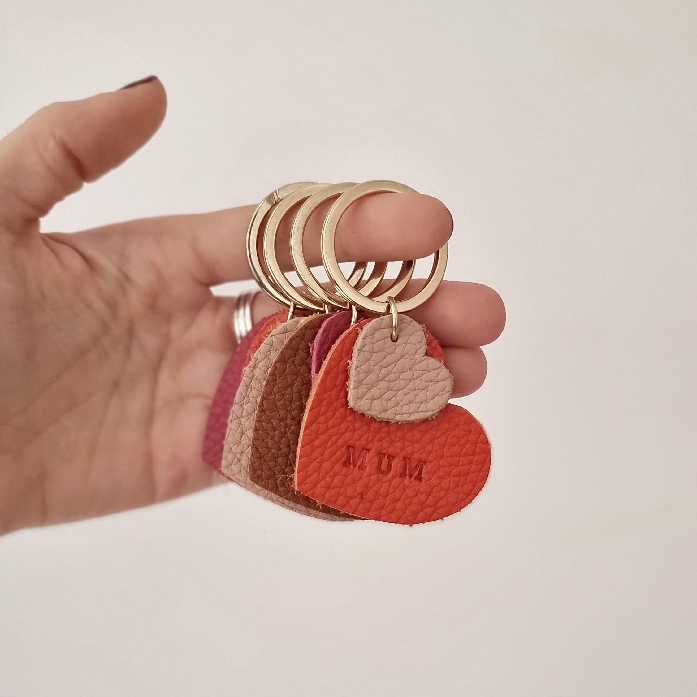 Heart Keychain Ricky Martin Personalized Leather Heart Keychain: Handmade Valentines Gift - Etsy