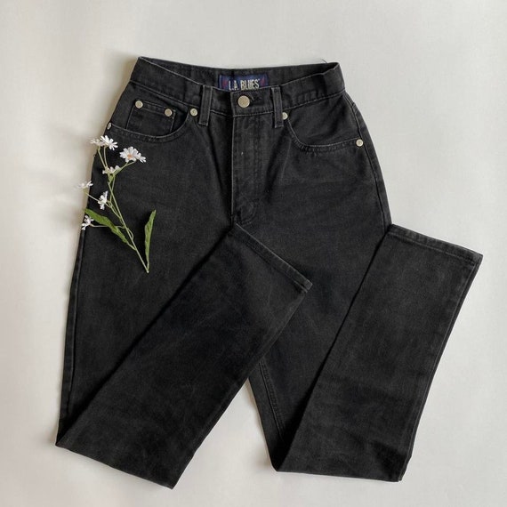 Vintage black high waisted jeans