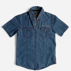 Denim Harley Shirt - Etsy