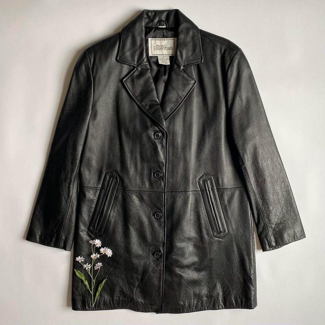 Vintage Black Leather Jacket 14 main image 1