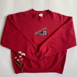 Vintage red Las Vegas tourist sweatshirt