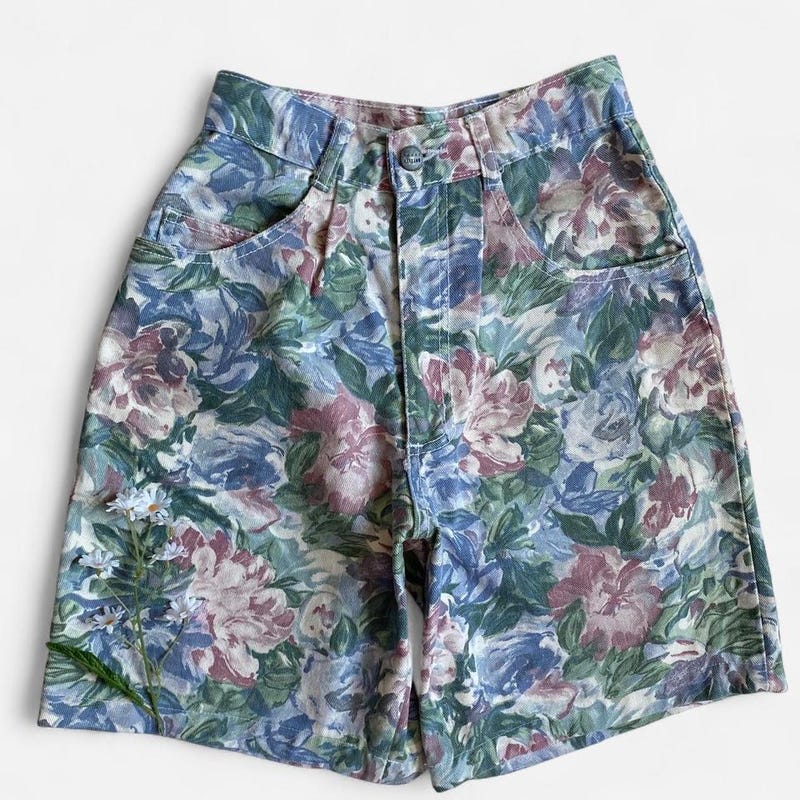 Sale! Floral Cotton Shorts main image 1