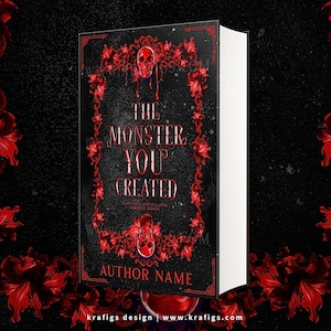 Couverture de livre de romance préfabriquée, couverture de livre de romance paranormale, livre de romance sombre, livre de romance sombre, couverture de livre de tête de mort, couverture de livre de vampire