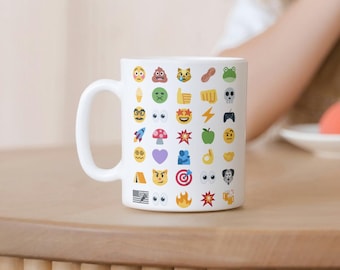 Emoji Timeline Mug, DFV RK Kg, Roaring Kitty, Stock Market Coffee Mug, Day Trader Gift, Funny Investor Gift, Investing Mug, Gamestop GME