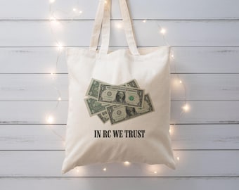 Dans RC We Trust Tote Bag - DFV Roaring Kitty Keith Gill Ryan Cohen - GME