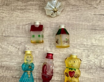 Lillian Vernon Christmas Light Covers Set of 6 Frosted Glass