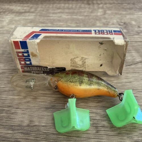 Rebel Fishing Lures Perch and Minnow USA Set of 3 