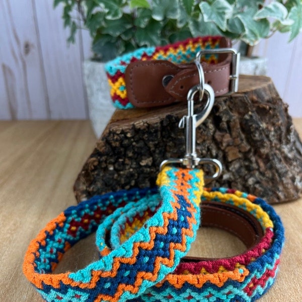 Knit Dog Collar Etsy