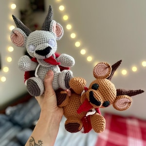 Baby Krampus Crochet Doll