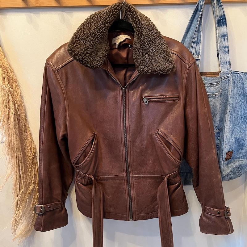 Vintage Fur Collar Jacket FDR0001