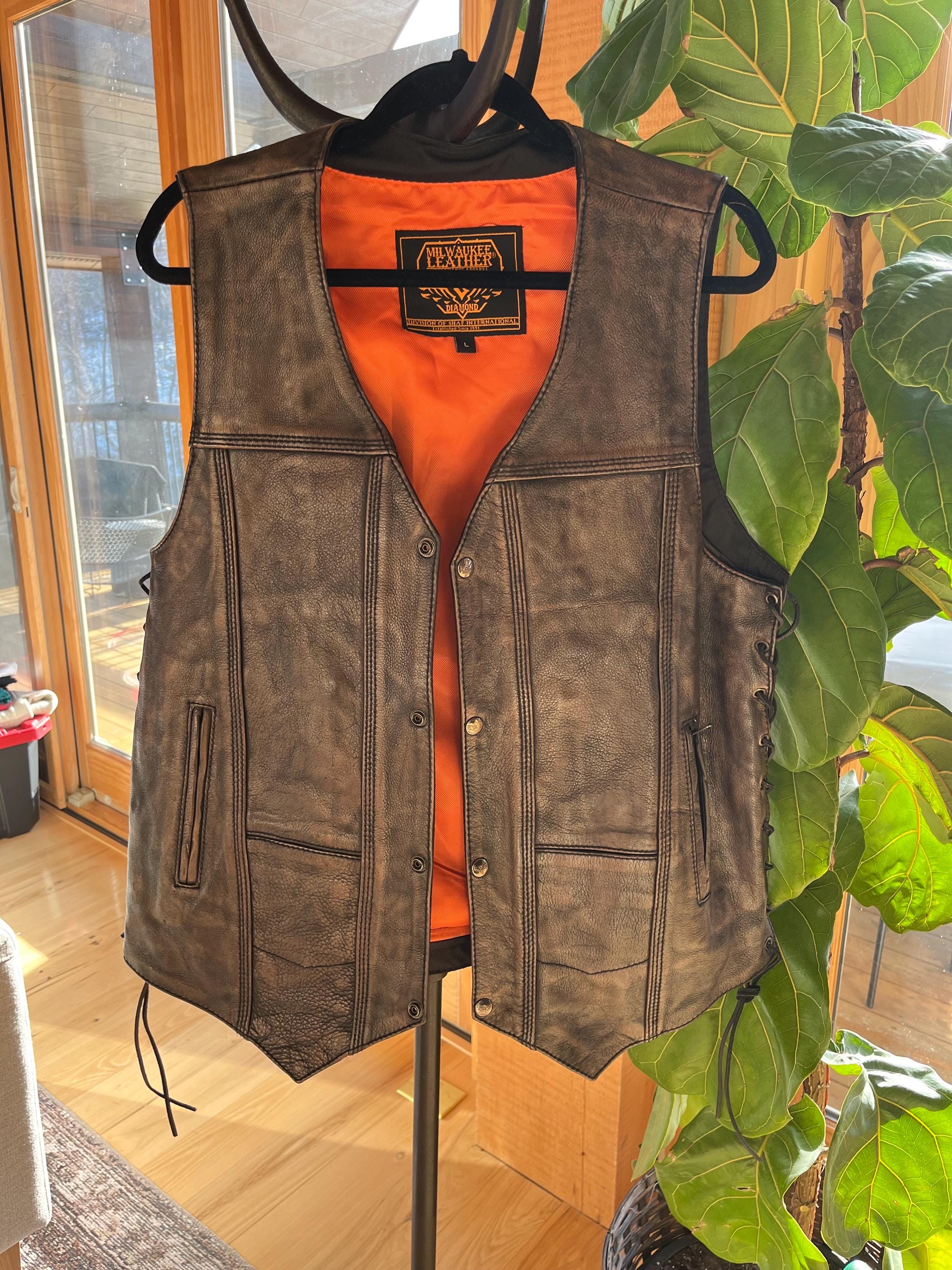 Harley Brown Vest - Etsy