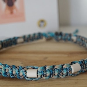 Collier chien anti-tique en paracorde réglable
