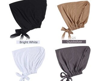 Women Hijab Inner Cap, Jersey Modal tie back Underscarf Bonnet Cap( Without Satin lined)