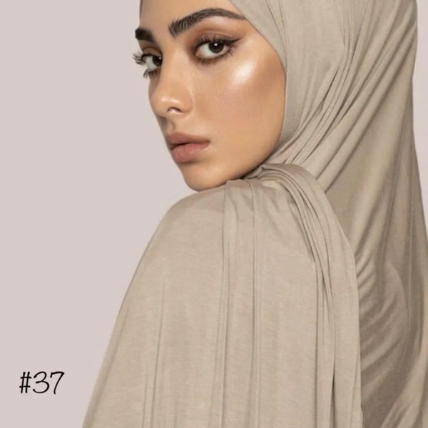 Premium quality Jersey scarf cotton headscarf hijab scarf shawl wrap scarf 67*28 inches