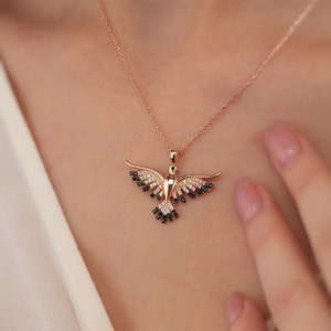 Phoenix Silver Necklace, Phoenix Necklace, Phoenix Silver Jewelry, Perfect Gift for Her, Dainty, Perfect for Everyday Wear