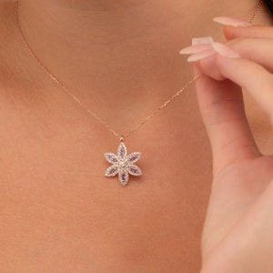 Lotus Silver Necklace, Lotus Pendant, 925 Sterling Silver Necklace, Silver Necklace, Lotus Silver Jewelry, Flower Necklace, Gift for Her