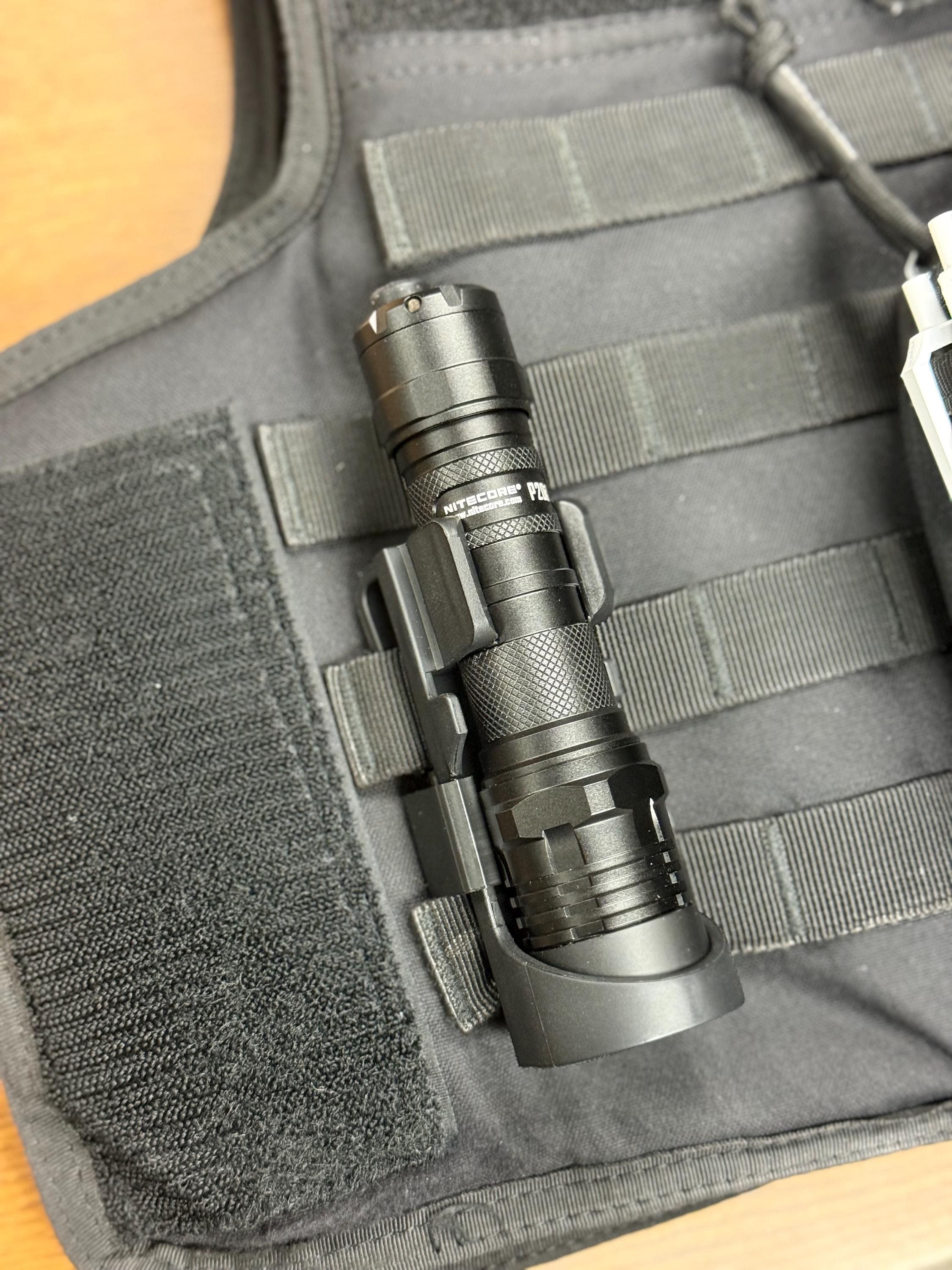 Nitecore Rigid Flashlight Holster NTH20 Custom Made Securing Clip