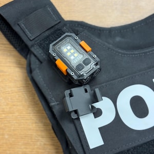 Police Duty MOLLE Flashlight Clip – Must-Have Tactical Gear for Patrol- NEW MODEL-