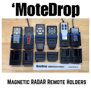 MoteDrop Police RADAR Remote Holder: Magnetic Patrol Car Mount