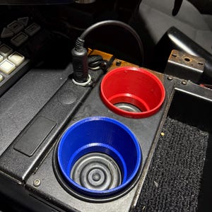 4-IN-1 Fitted Cupholder Insert for Patrol Car Police Duty Gear 20oz Tumbler, Energy Drink, Coffee Cup, Etc. for the *Havis C-CUP-2*