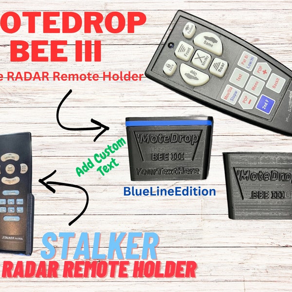 MoteDrop BeeIII Police RADAR Remote Holder Police Gear Accessory Patrol Car