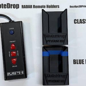 Python Radar Unit 3 Button Remote Motedrop Police RADAR Remote Holder: Magnetic Patrol Car Mount - Etsy