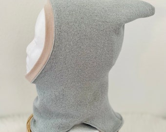 Magical balaclava made from cozy organic wool, perfect for cold winter days