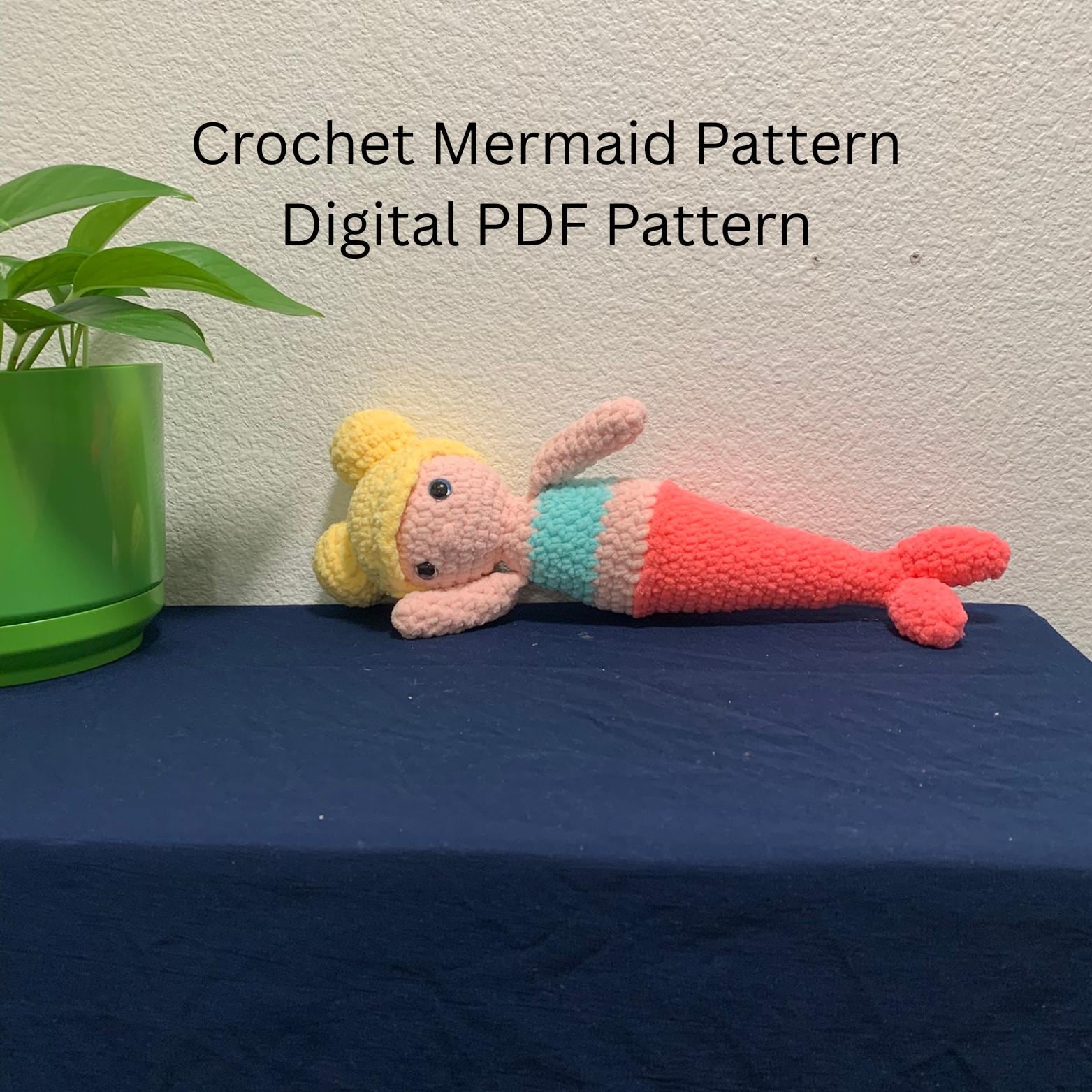 30 Mermaid Crochet Patterns: Amigurumi Dolls, Pocket Mermaids, and Creative Sea-Inspired... 21 Mermaid Amigurumi Plushie Pattern