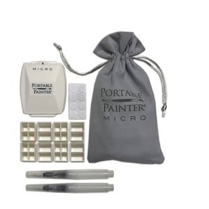 Micro Max Kit: Watercolor Travel Palette and Accessories