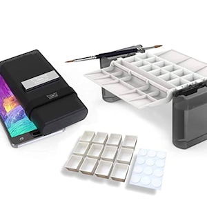 Classic Watercolor Palette with Extra Set of Half-Pans (12)