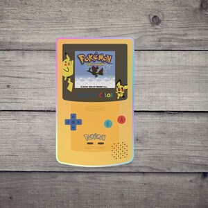 Adesivo olografico Pokemon Game Boy Color