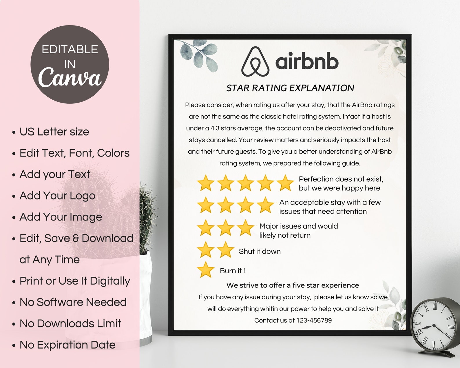 Airbnb Rating Explanation Template Editable Airbnb 5 Star Etsy Canada Airbnb Rating Explanation Template Editable Airbnb 5 Star Etsy Canada