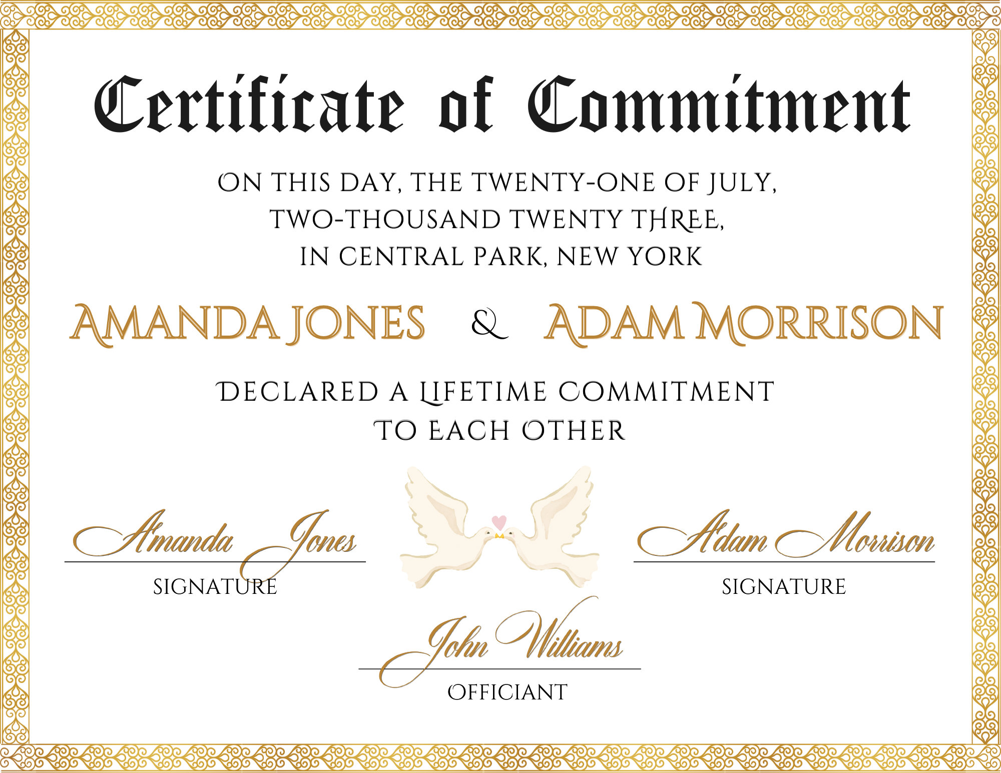 Commitment Certificate Template, Printable Certificate of Commitment, Editable Commitment Ceremony Certificate, Canva Template. TDS-10 - Etsy commitment-certificate-template-printable-certificate-of-commitment-editable-commitment-ceremony-certificate-canva-template-tds-10-etsy