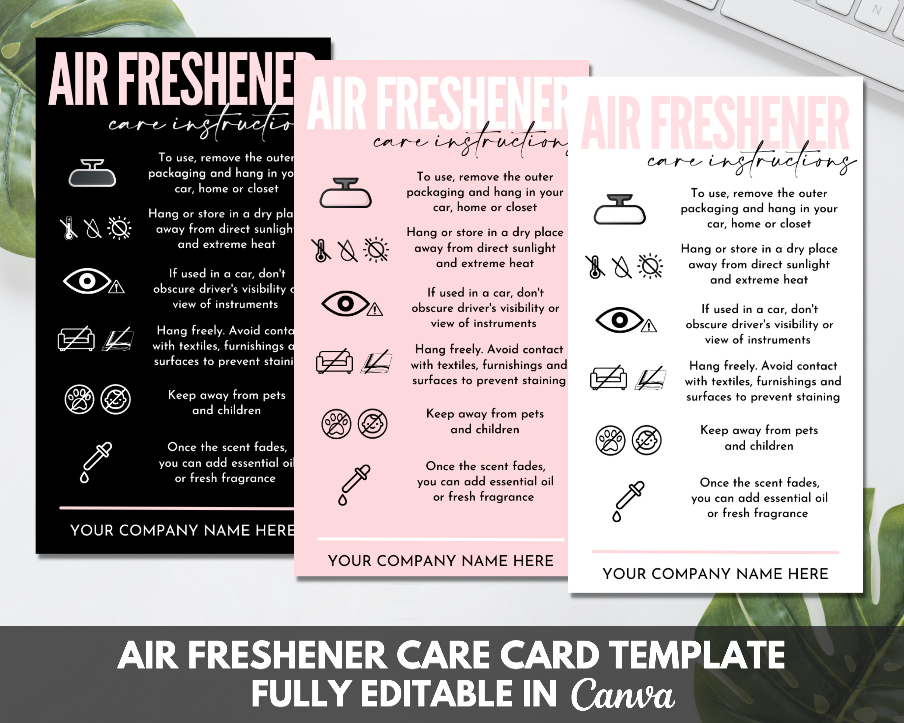 Car Air Freshener, Blank Air Freshener Template, Sublimation, Canva, SVG,  DXF, Ms Word Docx, Png, Psd, 8.5x11 sheet, Printable