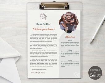 Home Offer Letter Template Editable Letter to Seller Etsy Home Offer Letter Template Editable Letter to Seller Etsy