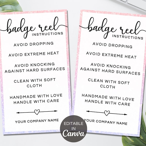 Custom Badge Reel - Etsy