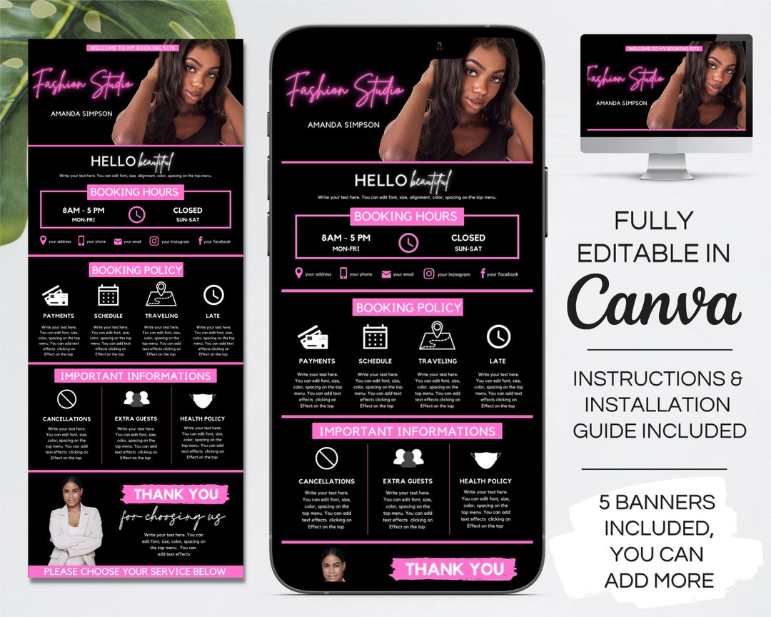 Editable Acuity Scheduling Site Template Hair Stylist DIY Booking Site editable-acuity-scheduling-site-template-hair-stylist-diy-booking-site