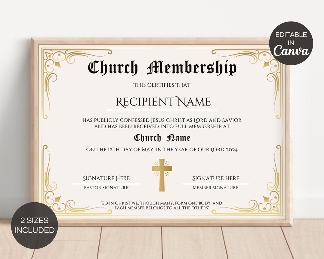 church-membership-certificate-template-editable-certificate-of-membership-printable-church-new-members-certificate-canva-template-tds-10-etsy