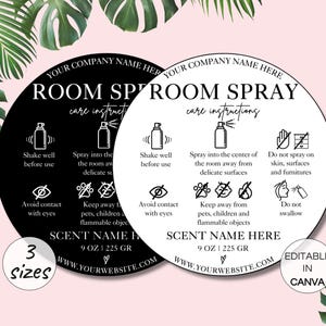 Sjabloon met waarschuwingslabel voor sprayen, bewerkbaar label met voorzichtigheid bij spuiten, afdrukbare kaartsjabloon voor sprayverzorging, canvassjabloon voor spraylabel. TDS-06