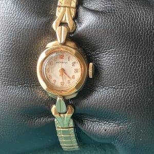VTG Timex Watch Women 10k Gold Filled Gold Dial Speidel Stainless Steel Band il_1080xN.2102631012_qom1.jpg main image 4