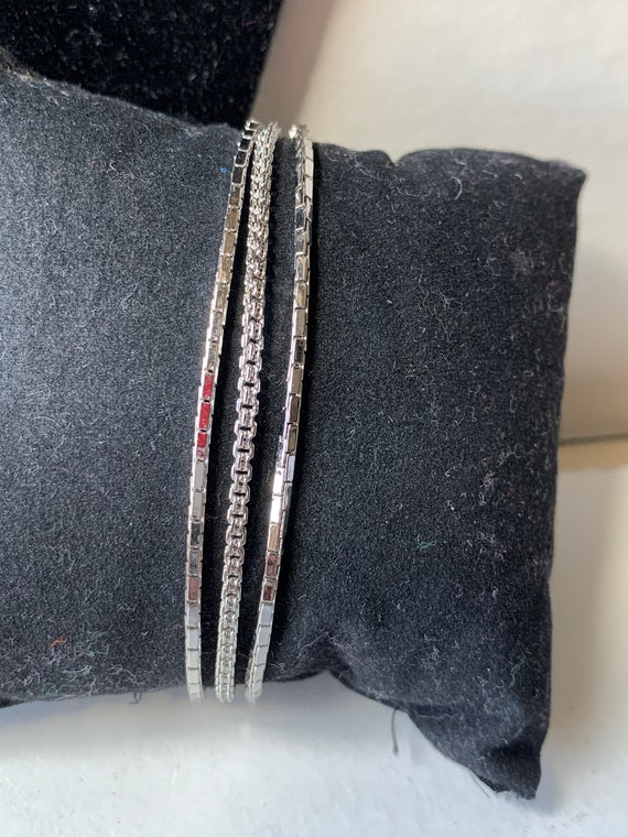 Bracelet Vintage Monet Signé - Bijou Ancien Avec Pierres - Occasion