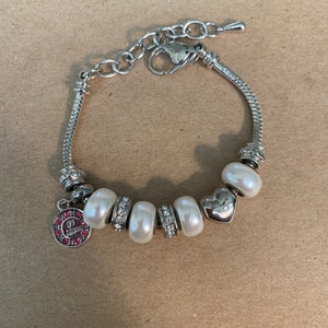 Number #1 Mom Charm Bracelet
