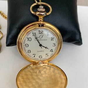 Vintage Louis Jourdan Gold Metal Pocket Watch België
