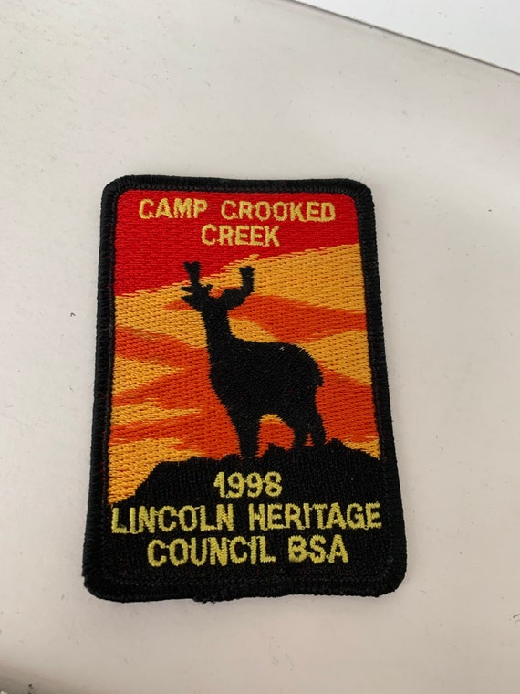 Vintage Boy Scout Camp Crooked Creek Patch