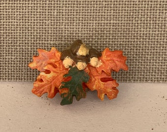 Vintage Fall Design Button Cover