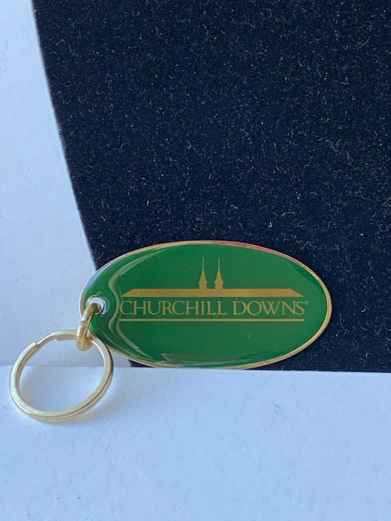 Vintage Churchill Downs Keyring